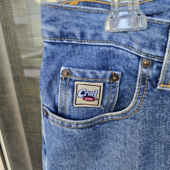 Cruel Girl Relaxed Fit Blue Jeans Size 9 Regular - Picture 7 of 10